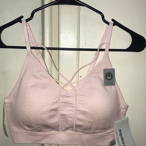 Marika Pink Low Impact Sport Bra Racerback XL